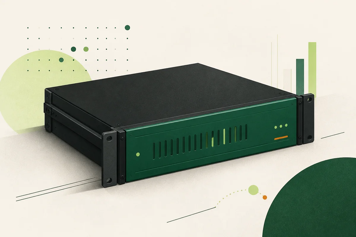 Original MacSpotter illustration representing the Mac Pro Rack with M2 Ultra product family